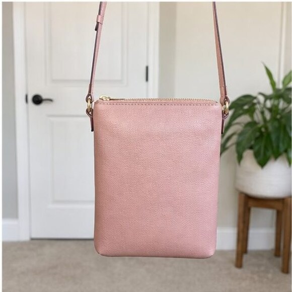 None Handbags - Burgundy Vegan Leather Bag